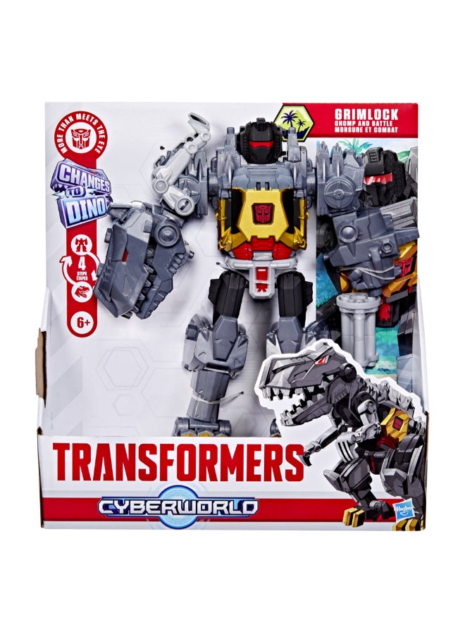 TRANSFORMERS ترا سايبر وورلد تشومب وباتل غريم لوك - Image 1